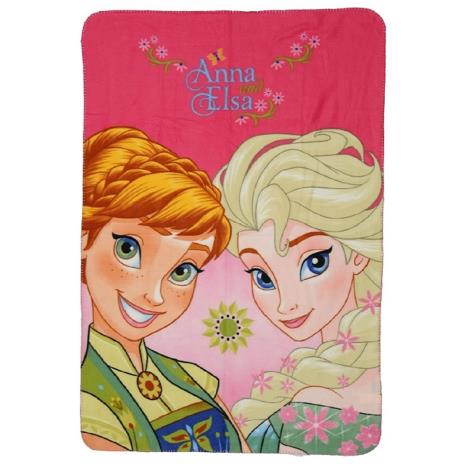 Disney Frozen Anna & Elsa Floral Fleece Blanket £4.69